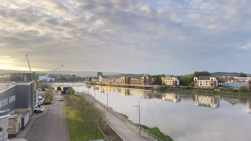 The river from above